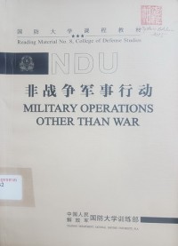 Image of Military Operations other than War
