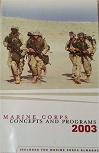 Image of Marine Corps  :  Concepts and Programs 2003.