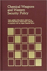 Image of Chemical weapons and western security policy.