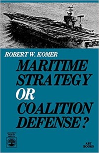 Image of Maritime strategy or coalition defense?.