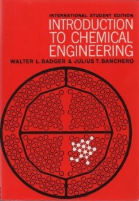Image of Introduction to chemical engineering / Walter L. Badger and Julius T. Banchero