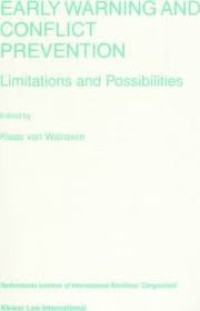 Image of Early Warning and Conflict Prevention : limitations and possibilities.