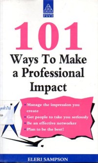 Image of 101 Ways to make a professional impact / Eleri Sampson