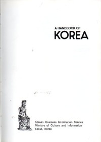 Image of A Handbook of Korea / Korean Overseas Information Service
