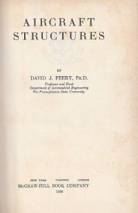 Image of Aircraft Structures / David J. Peery