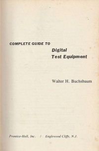 Image of Complete guide to digital test equipment / Walter H. Buchsbaum
