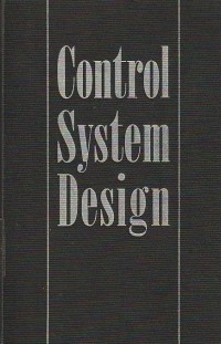Image of Control System Design / C. J. Savant