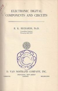 Image of Electronic Digital Components and Circuits / R. K. Richards