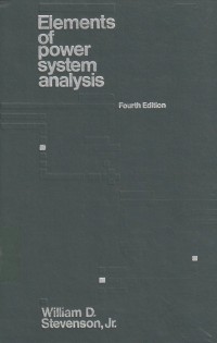 Image of Elements of power system analysis / William D. Stevenson
