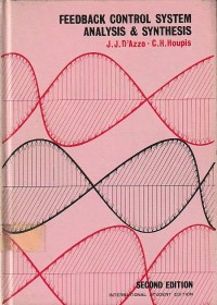 Image of Feedback control system analysis & synthesis / J. J. D'Azzo and C. H. Houpis
