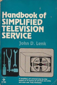 Image of Handbook of Simplified television service / John D. Lenk