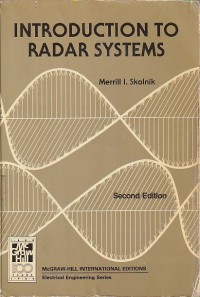 Image of Introduction to Radar systems / Merrill I. Skolnik