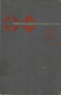 Image of Linear control systems / James L. Melsa and Donald G. Schultz