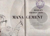 Image of Modern Production Management / Elwood S. Buffa