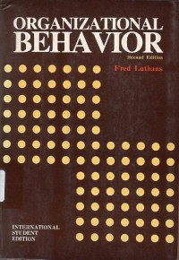 Image of Organizational behavior (2nd ed.) (International student ed.) / Fred Luthans