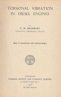 Image of Torsional Vibration in Diesel Engines / C. H. Bradbury