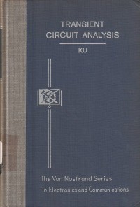 Image of Transient circuit analysis / by Y. H. Ku