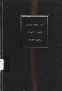 Image of Transmission lines and networks / Walter C. Johnson