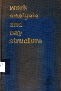 Image of Work analysis and pay structure / T. M. Husband