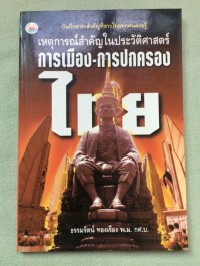 Image of เหตุการณ์สำคัญในประวัติศาสตร์การเมือง-การปกครองไทย / ธรรมรัตน์ ทองเรือง ; บรรณาธิการโดย วิทยา ประทุมธารารัตน์