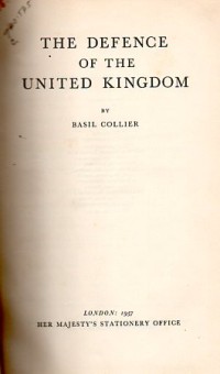 Image of The Defence of the United Kingdom / Basil Collier
