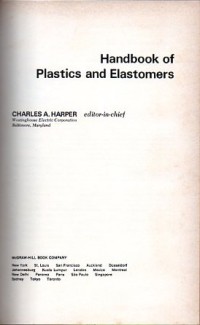 Image of Handbook of Plastics and Elastomers / Charles A. Harper