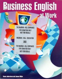 Image of Business English at Work / Susan Jaderstrom and Joanne Miller