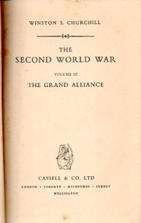 Image of The Second World War : Volume III : The grand alliance / Winston S. Churchill